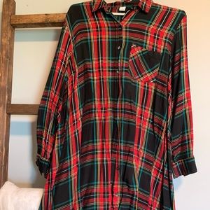 Flannel Tunic
